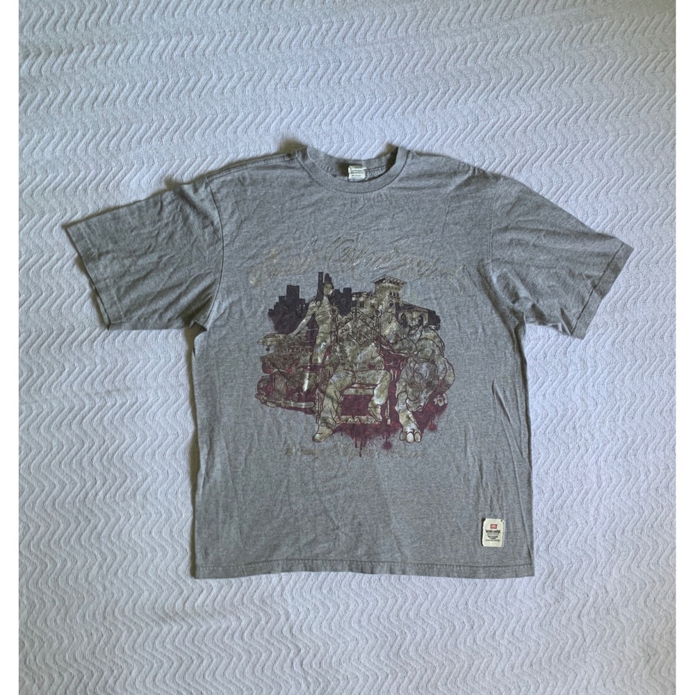 Y2K VTG Marc Ecko Unltd Cyberpunk‎ graphic Shirt Sz xl streetwear grunge classic